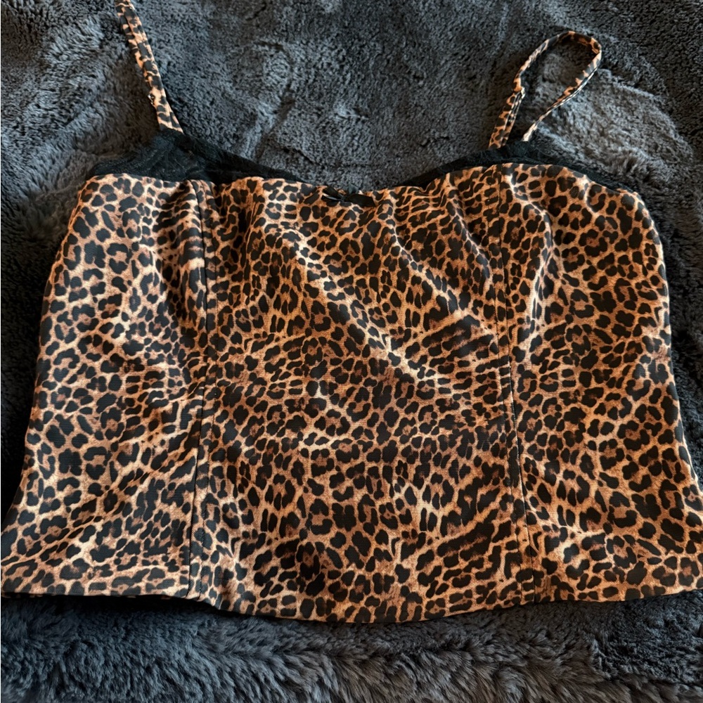 Edikted Leopard Print Camisole Top